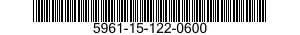 5961-15-122-0600 SEMICONDUCTOR DEVICE,DIODE 5961151220600 151220600