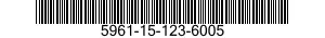 5961-15-123-6005 TRANSISTOR 5961151236005 151236005