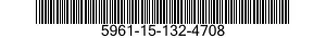 5961-15-132-4708 TRANSISTOR 5961151324708 151324708