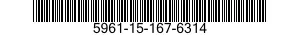 5961-15-167-6314 TRANSISTOR 5961151676314 151676314