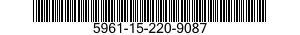 5961-15-220-9087 TRANSISTOR 5961152209087 152209087
