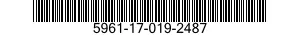 5961-17-019-2487 SEMICONDUCTOR DEVICE,DIODE 5961170192487 170192487