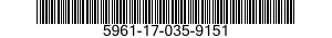 5961-17-035-9151 TRANSISTOR 5961170359151 170359151