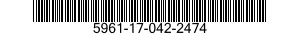 5961-17-042-2474 SEMICONDUCTOR DEVIC 5961170422474 170422474