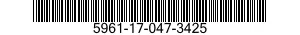 5961-17-047-3425 SEMICONDUCTOR DEVIC 5961170473425 170473425