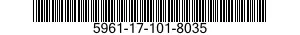 5961-17-101-8035 TRANSISTOR 5961171018035 171018035