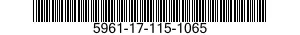 5961-17-115-1065 SEMICONDUCTOR DEVICE,DIODE 5961171151065 171151065