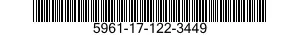 5961-17-122-3449 SEMICONDUCTOR DEVICES,UNITIZED 5961171223449 171223449