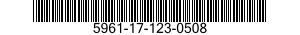 5961-17-123-0508 RECTIFIER,SEMICONDUCTOR DEVICE,UNITIZED 5961171230508 171230508