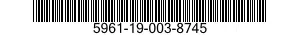 5961-19-003-8745 SEMICONDUCTOR DEVICE,DIODE 5961190038745 190038745