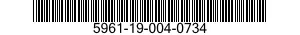 5961-19-004-0734 RECTIFIER,SEMICONDUCTOR DEVICE 5961190040734 190040734