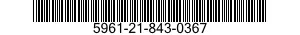 5961-21-843-0367 TRANSISTOR 5961218430367 218430367