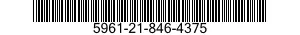 5961-21-846-4375 TRANSISTOR 5961218464375 218464375