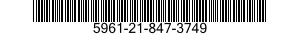 5961-21-847-3749 SEMICONDUCTOR DEVICES,UNITIZED 5961218473749 218473749