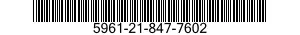5961-21-847-7602 TRANSISTOR 5961218477602 218477602