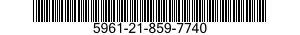 5961-21-859-7740 TRANSISTOR 5961218597740 218597740