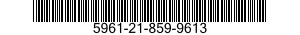 5961-21-859-9613 TRANSISTOR 5961218599613 218599613