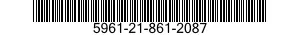5961-21-861-2087 TRANSISTOR 5961218612087 218612087