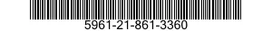 5961-21-861-3360 TRANSISTOR 5961218613360 218613360