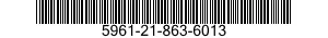 5961-21-863-6013 TRANSISTOR 5961218636013 218636013