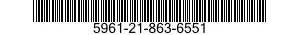 5961-21-863-6551 TRANSISTOR 5961218636551 218636551