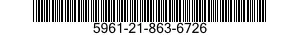 5961-21-863-6726 SEMICONDUCTOR DEVICE,THYRISTOR 5961218636726 218636726