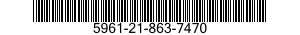5961-21-863-7470 SEMICONDUCTOR DEVICE,DIODE 5961218637470 218637470
