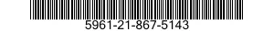 5961-21-867-5143 TRANSISTOR 5961218675143 218675143