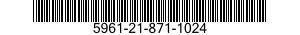 5961-21-871-1024 TRANSISTOR 5961218711024 218711024