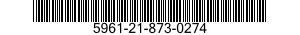 5961-21-873-0274 TRANSISTOR 5961218730274 218730274