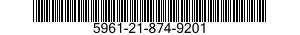 5961-21-874-9201 TRANSISTOR 5961218749201 218749201