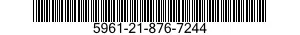 5961-21-876-7244 TRANSISTOR 5961218767244 218767244