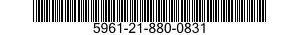 5961-21-880-0831 SEMICONDUCTOR DEVICE,DIODE 5961218800831 218800831