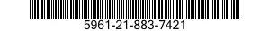 5961-21-883-7421 TRANSISTOR 5961218837421 218837421