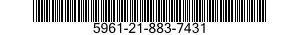 5961-21-883-7431 RECTIFIER,SEMICONDUCTOR DEVICE,UNITIZED 5961218837431 218837431
