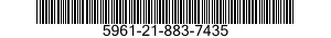 5961-21-883-7435 SEMICONDUCTOR DEVICE,DIODE 5961218837435 218837435