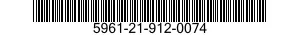 5961-21-912-0074 TRANSISTOR 5961219120074 219120074