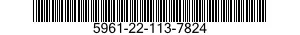 5961-22-113-7824 TRANSISTOR 5961221137824 221137824