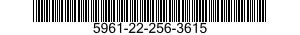 5961-22-256-3615 SEMICONDUCTOR DEVICE,DIODE 5961222563615 222563615