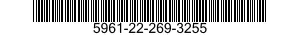5961-22-269-3255 SEMICONDUCTOR DEVICE,DIODE 5961222693255 222693255