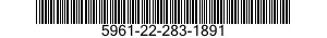 5961-22-283-1891 TRANSISTOR 5961222831891 222831891