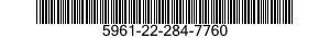 5961-22-284-7760 SEMICONDUCTOR DEVICES,UNITIZED 5961222847760 222847760