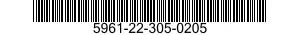 5961-22-305-0205  5961223050205 223050205