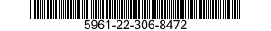 5961-22-306-8472 TRANSISTOR 5961223068472 223068472