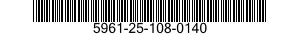 5961-25-108-0140 TRANSISTOR 5961251080140 251080140