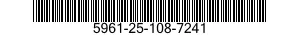 5961-25-108-7241 SEMICONDUCTOR DEVICE,DIODE 5961251087241 251087241