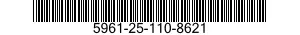 5961-25-110-8621 SEMICONDUCTOR DEVICE,DIODE 5961251108621 251108621