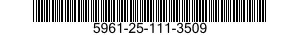 5961-25-111-3509 SEMICONDUCTOR DEVICE,DIODE 5961251113509 251113509