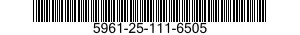 5961-25-111-6505 SEMICONDUCTOR DEVICE,DIODE 5961251116505 251116505