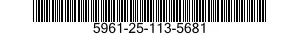 5961-25-113-5681 SEMICONDUCTOR DEVICE,DIODE 5961251135681 251135681
